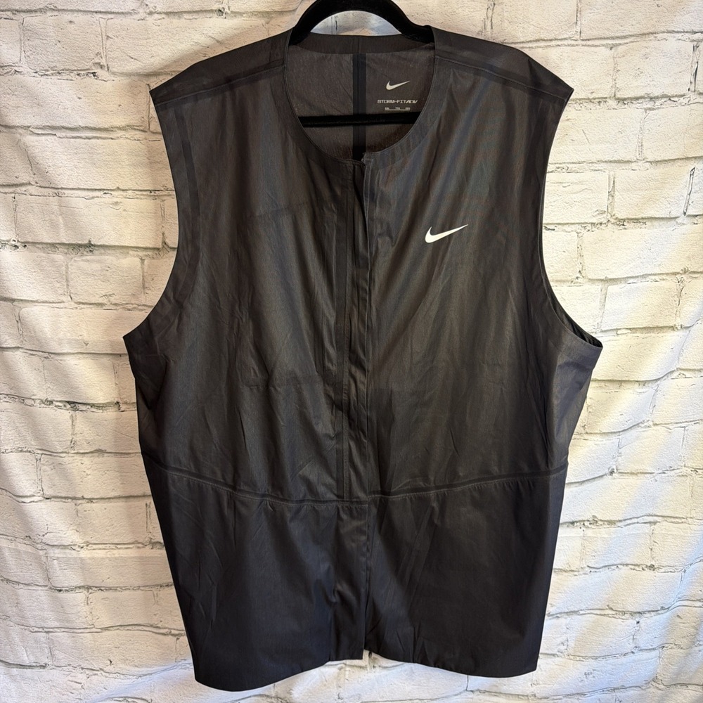 Nike MENS SIZE  XXL Storm Fit ADV Vest Golf Lightweight Black DX6075-010